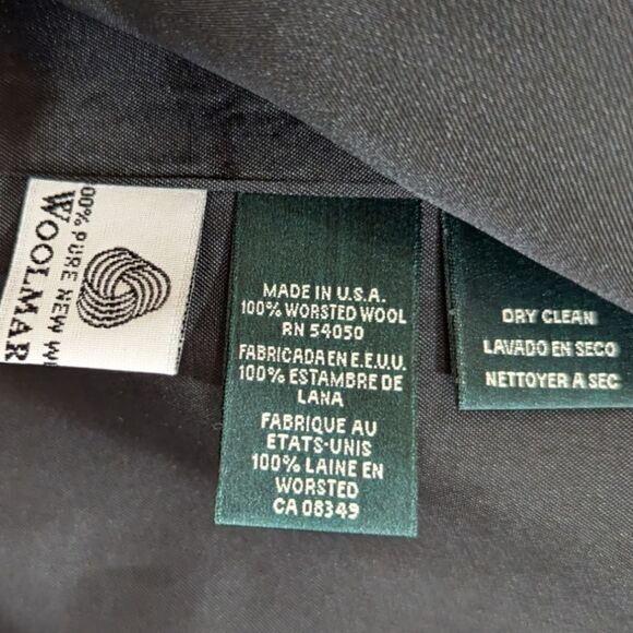 VTG Ralph Lauren Jacket Blazer Worsted Wool 3-D Gold RL Crest & Crown Sz 6P NWT - Picture 11 of 11